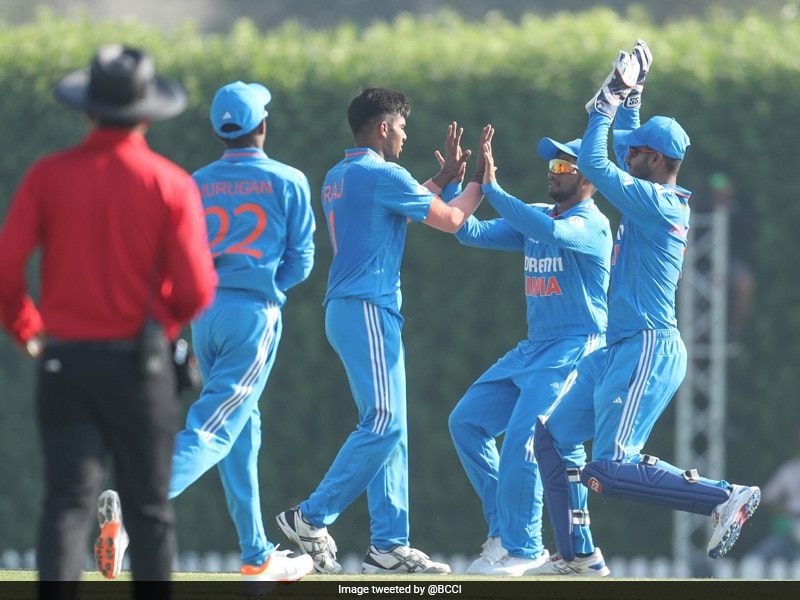 Kulkarni Seals India's Seven-Wicket Win vs Afghanistan In U19 Asia Cup