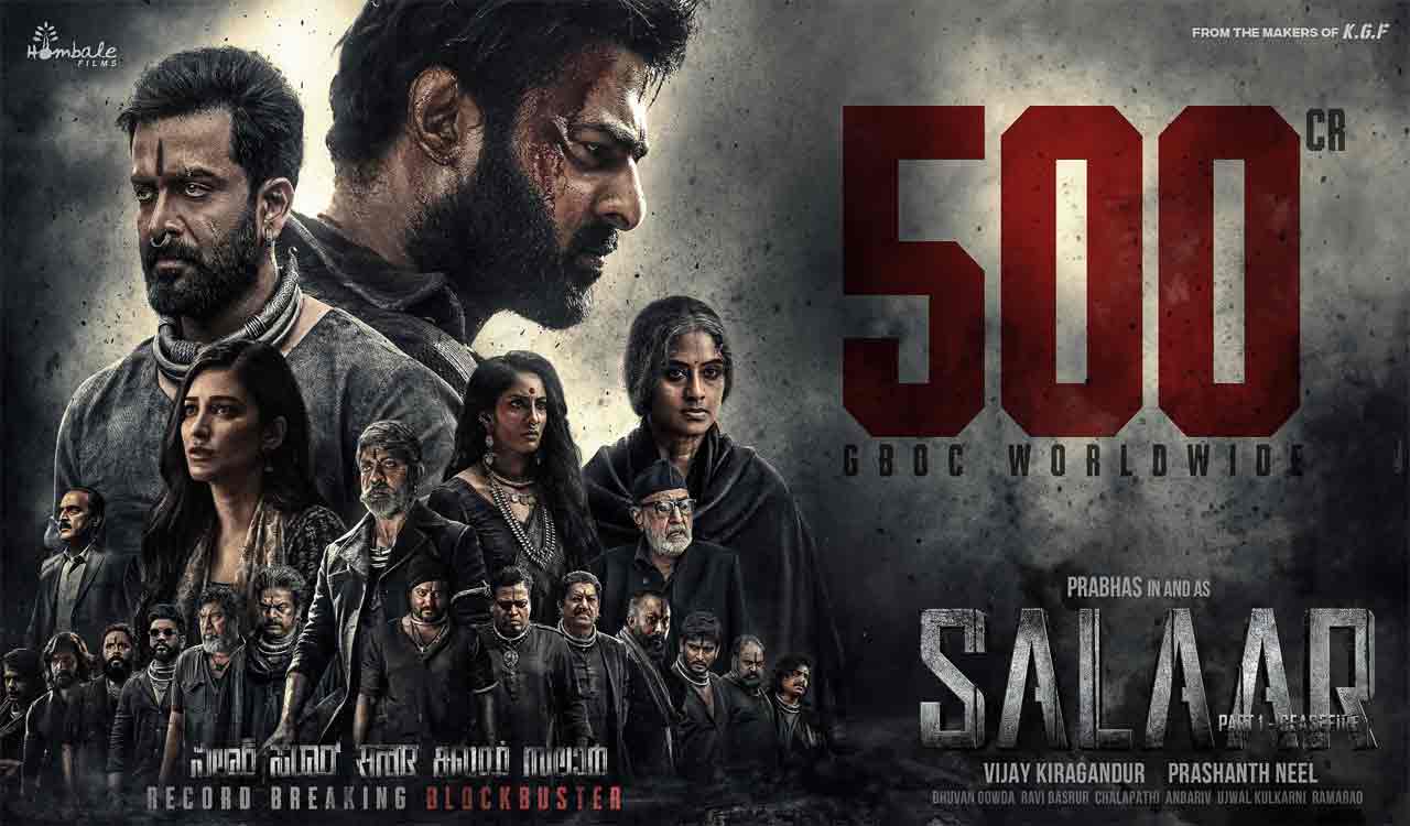 ‘Salaar’ mania: Prabhas-starer film crosses Rs 500 cr world wide