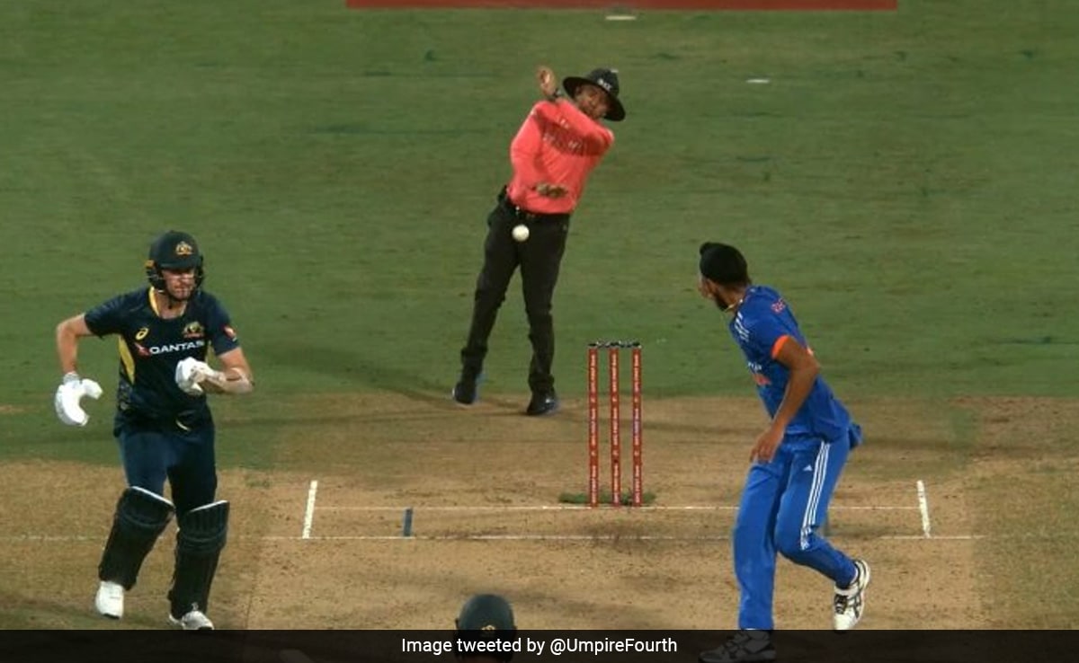 Watch: Ellis' Shot Hits Umpire In Tense Final Over. Wade's Reaction Viral