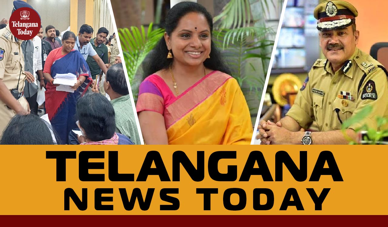 Telangana News Today: Prajavani Program Day 4, MLC Kavitha’s Stand For Karnataka, DGP Anjani Kumar