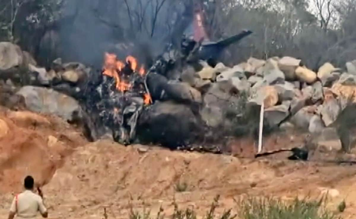 2 Pilots Killed After Air Force Trainer Aircraft Crashes In Telangana