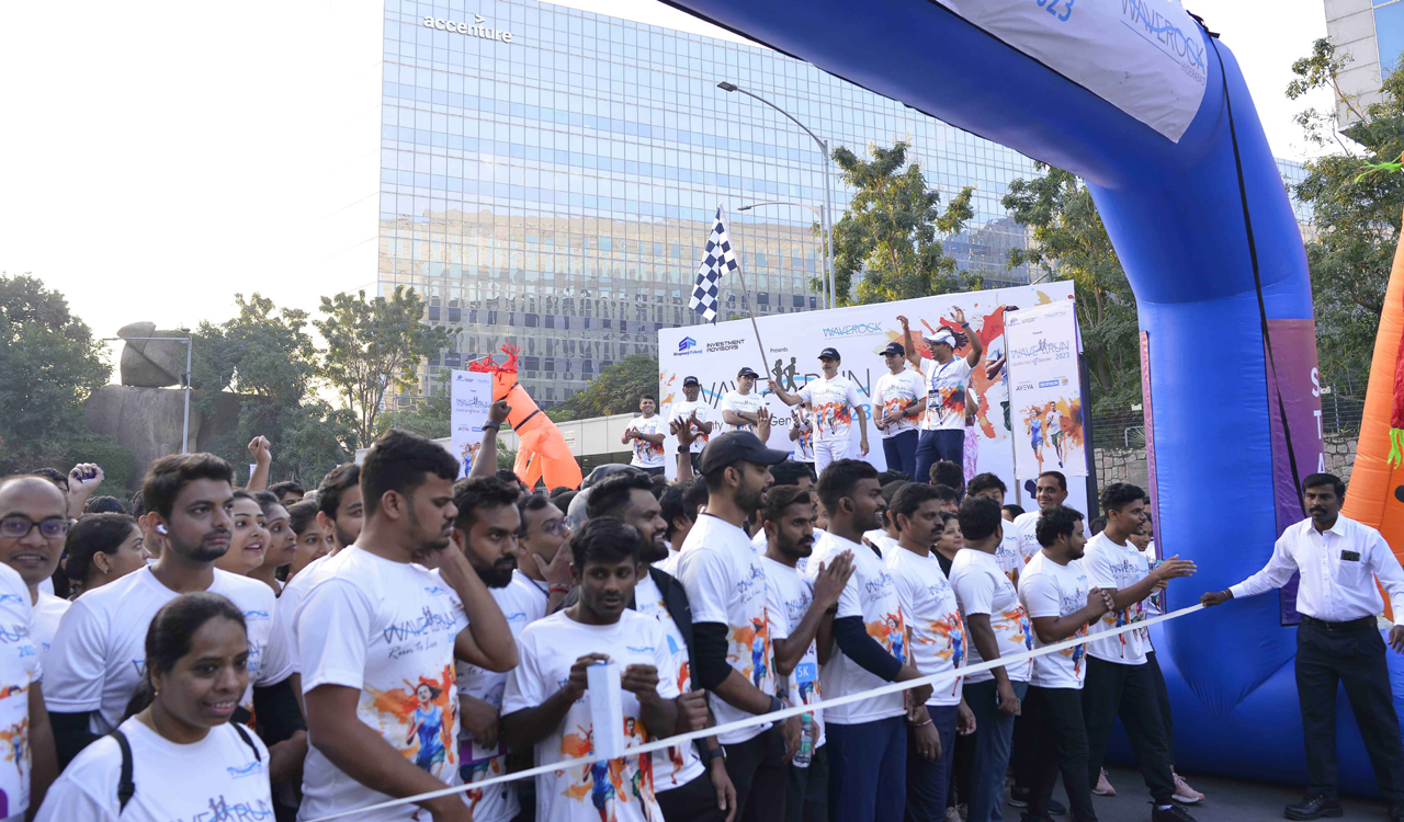 WaveRock organizes mini-marathon in Hyderabad