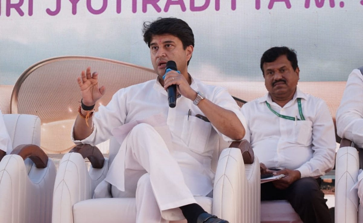 "Congress Is Behosh Because Of BJP's Josh": Jyotiraditya Scindia