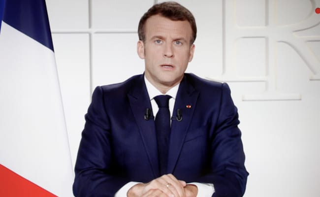 Macron Urges Ukraine's Allies Not To Be "Cowards" To Fight Against Russia