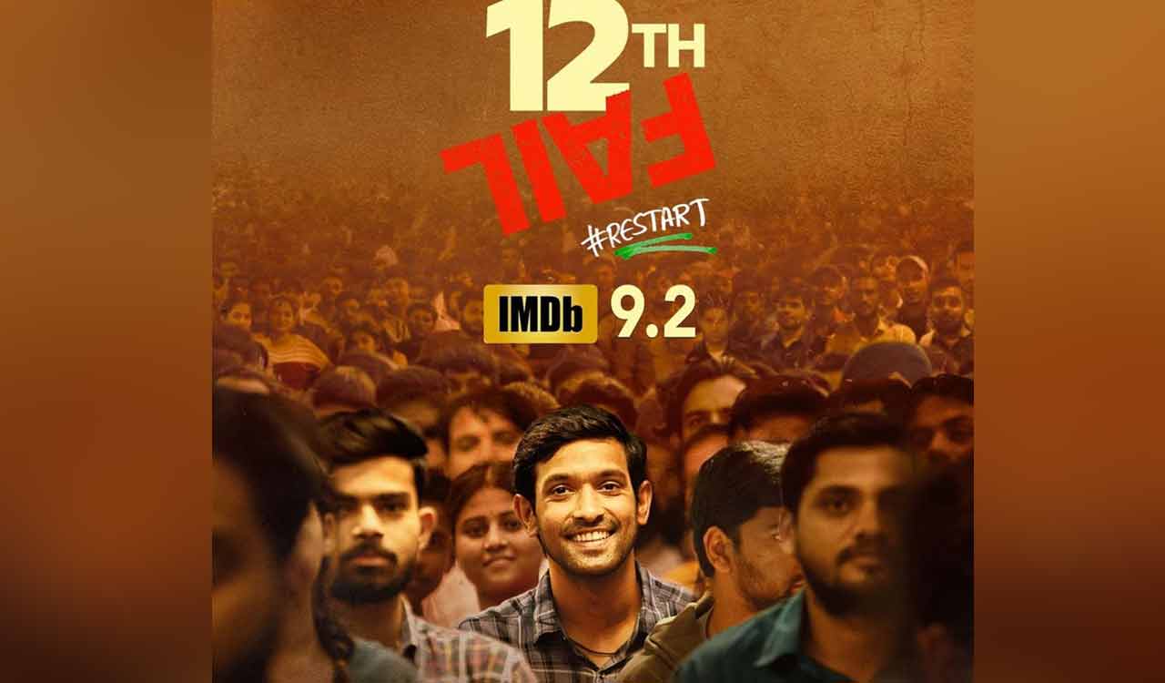 Vikrant Massey-starrer ’12th Fail’ gets 9.2 rating on IMDb