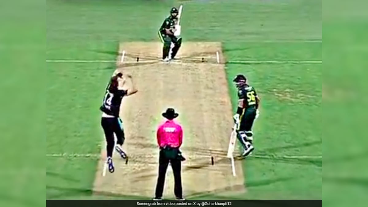 Watch: Pakistan Star's Monstrous 6 Lands On Road, Fan Runs Away With Ball