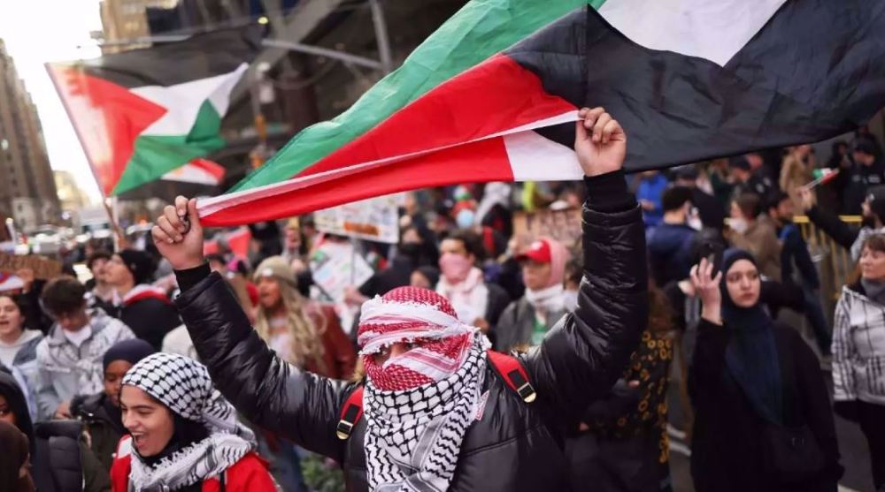 Pro-Palestine protesters march through NYC, call for end to US aid to Israel