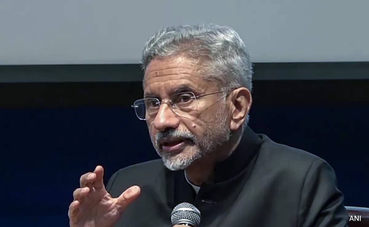 S Jaishankar Speaks About Gaza War, Underscores What Is "Unacceptable"