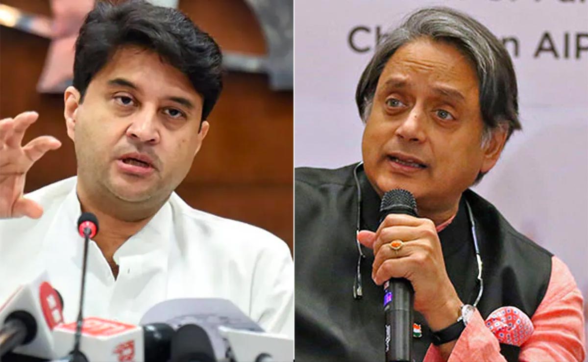 "Lost In Esoteric World Of Thesaurus": J Scindia vs Shashi Tharoor On X