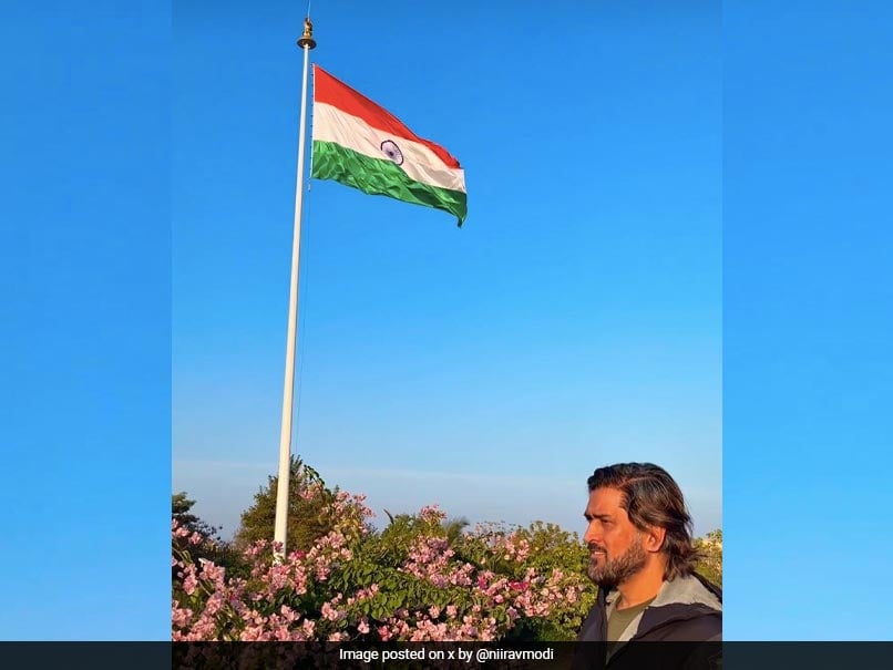 Video Of Dhoni Celebrating Republic Day With National Flag Breaks Internet