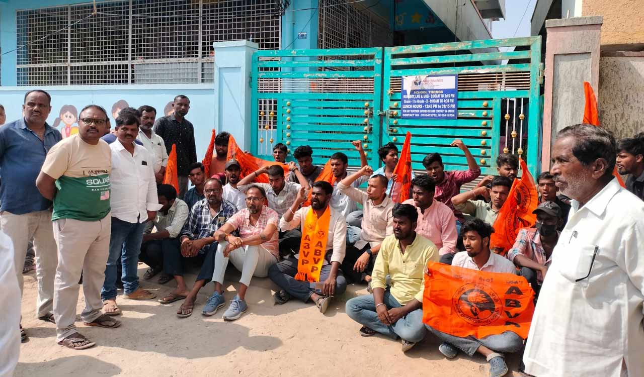 Child’s death: ABVP demands action against school management