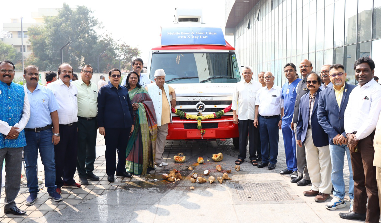 Sarvejana Foundation Hyderabad launches mobile X-ray vehicle for underprivileged patients