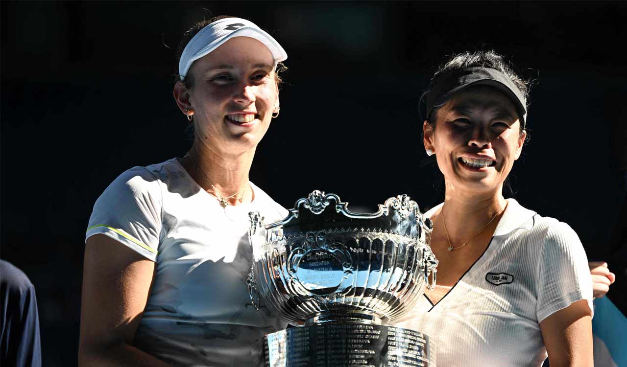 Hseih Su-wei, Elise Mertens win Australian Open women’s doubles