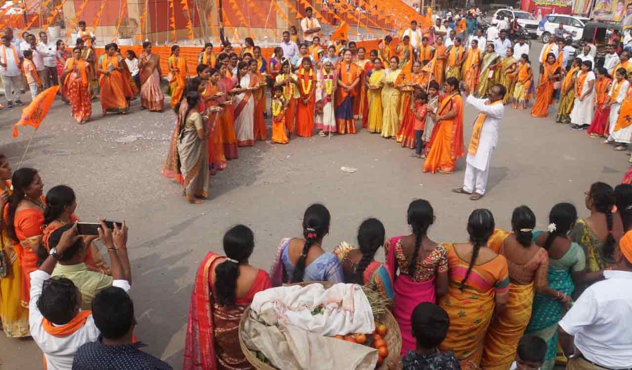 Ayodhya Pran Pratishta celebrated across Telangana