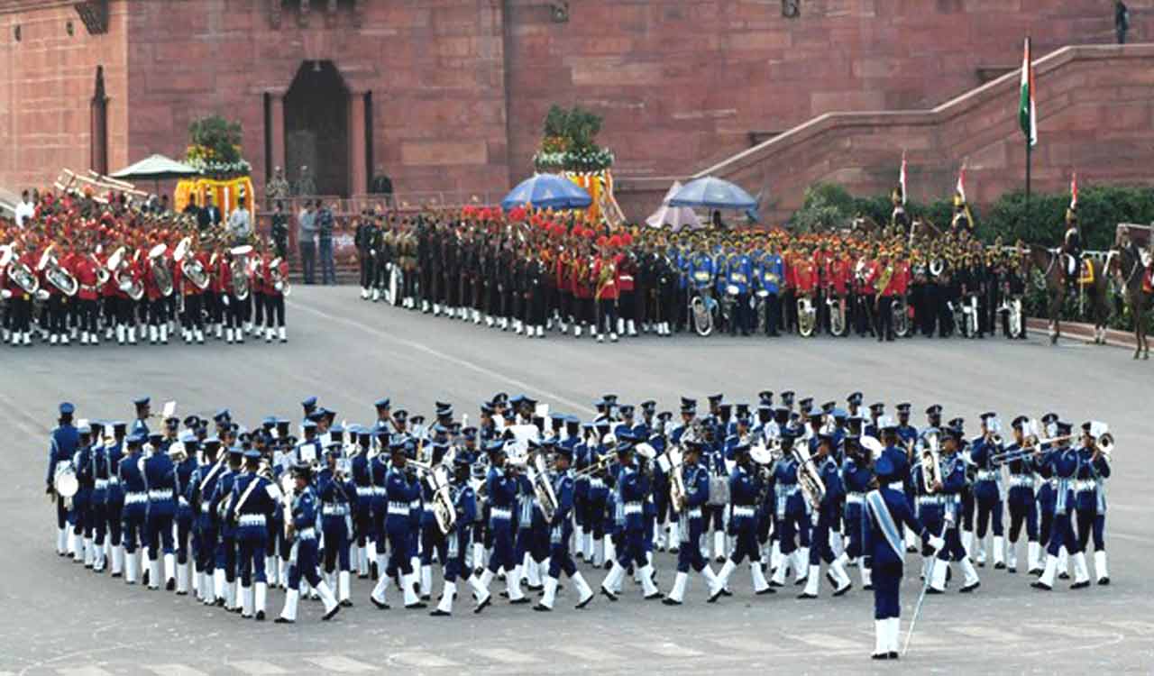 Beating Retreat 2024: Vijay Chowk to resonate with all-Indian tunes on 75th Republic Day