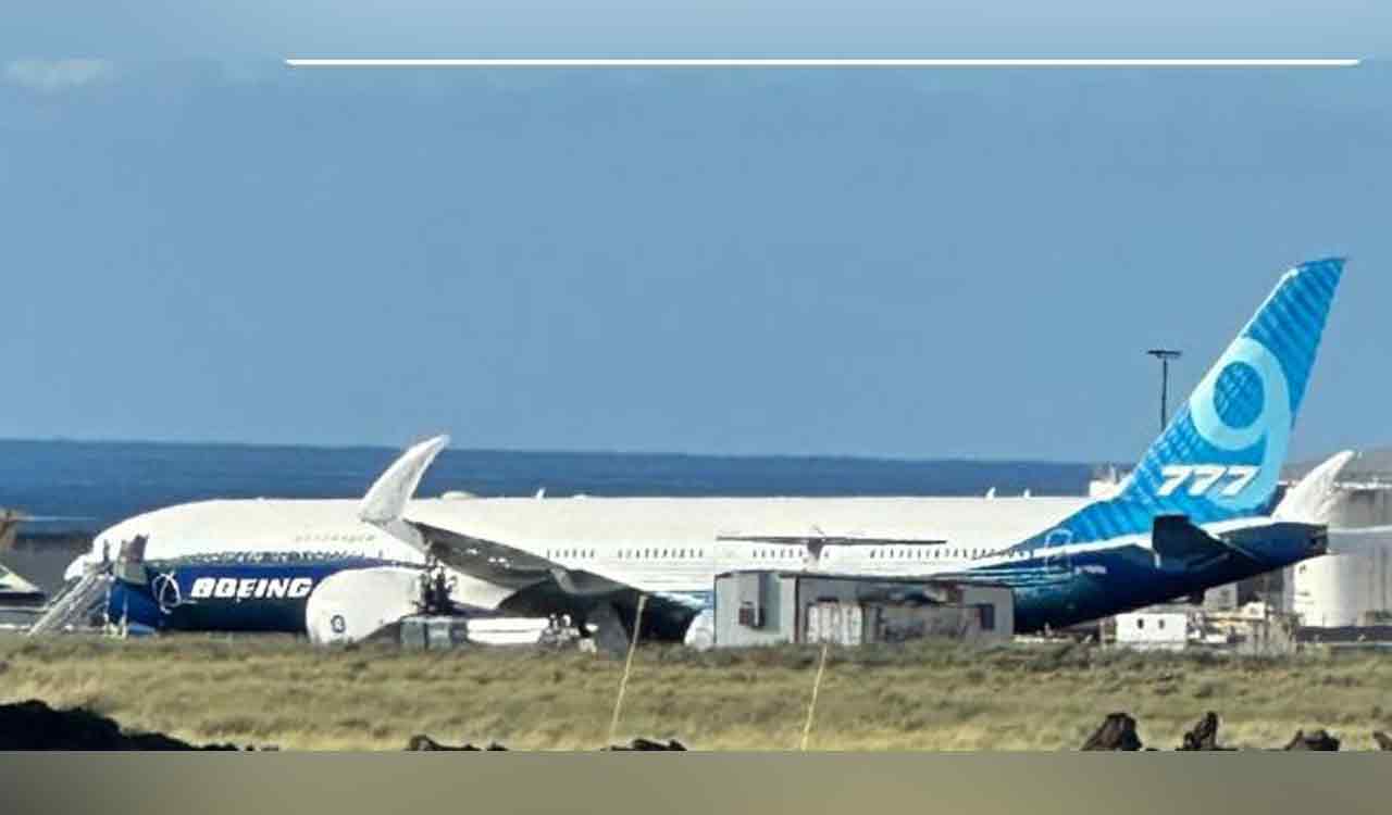 Watch: Boeing 777-9 lands in Hyderabad, marking historic moment in Indian aviation