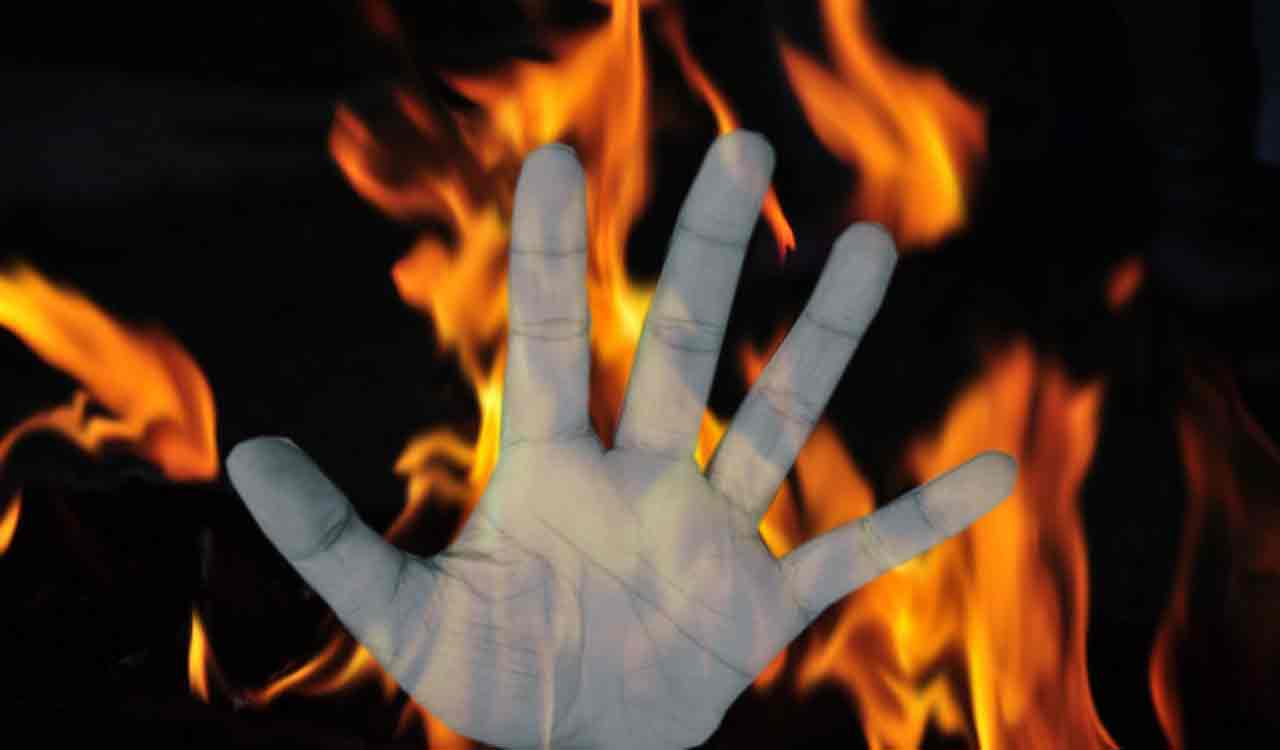 Shocker: Woman burnt to death by son