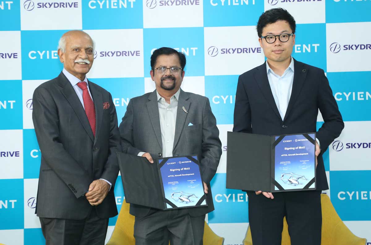 Hyderabad-based Cyient partners with Japanese eVTOL aircraft manufacturers SkyDrive