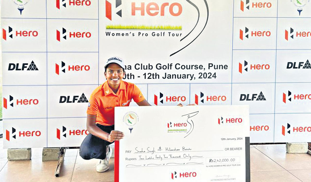 Hyderabad golfer Sneha finishes runner-up in Women’s Pro Golf Tour 2024