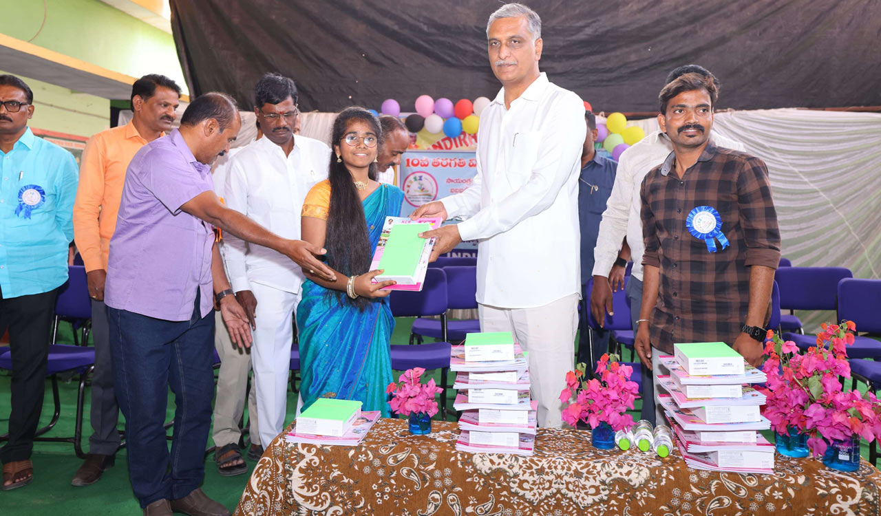 Harish launches free evening snacks for Class 10 students in Siddipet