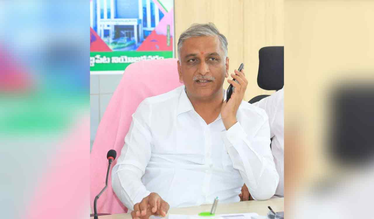 Aim for 100 pc result in govt schools: Harish Rao