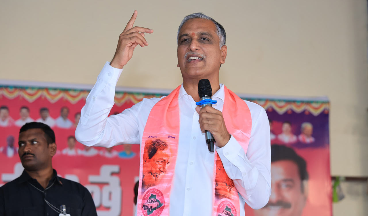 Big drop in poverty rate is the making of KCR, says Harish