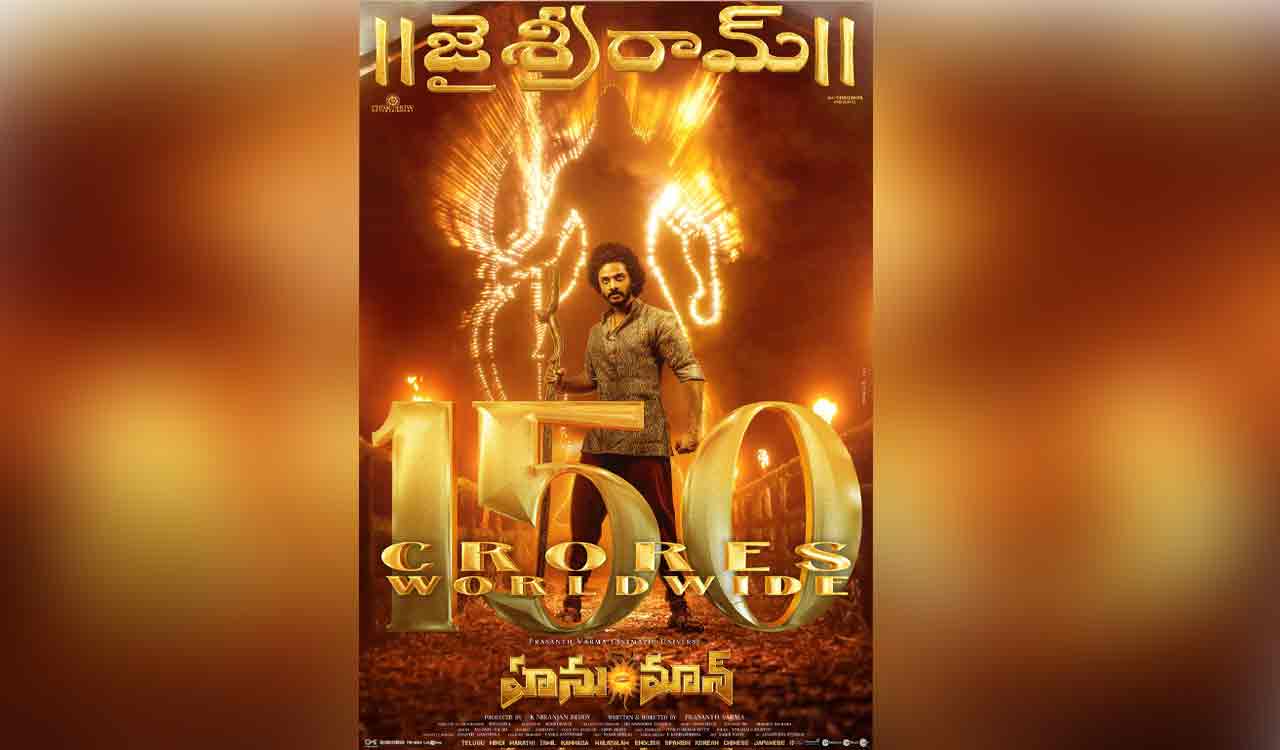 ‘HanuMan’ stands tall, collects Rs 150 cr gross world wide