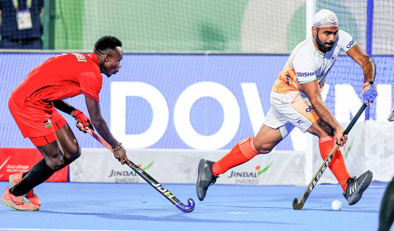 Hockey5s World Cup: Uttam Singh’s hat-trick propels India to 9-4 victory over Kenya