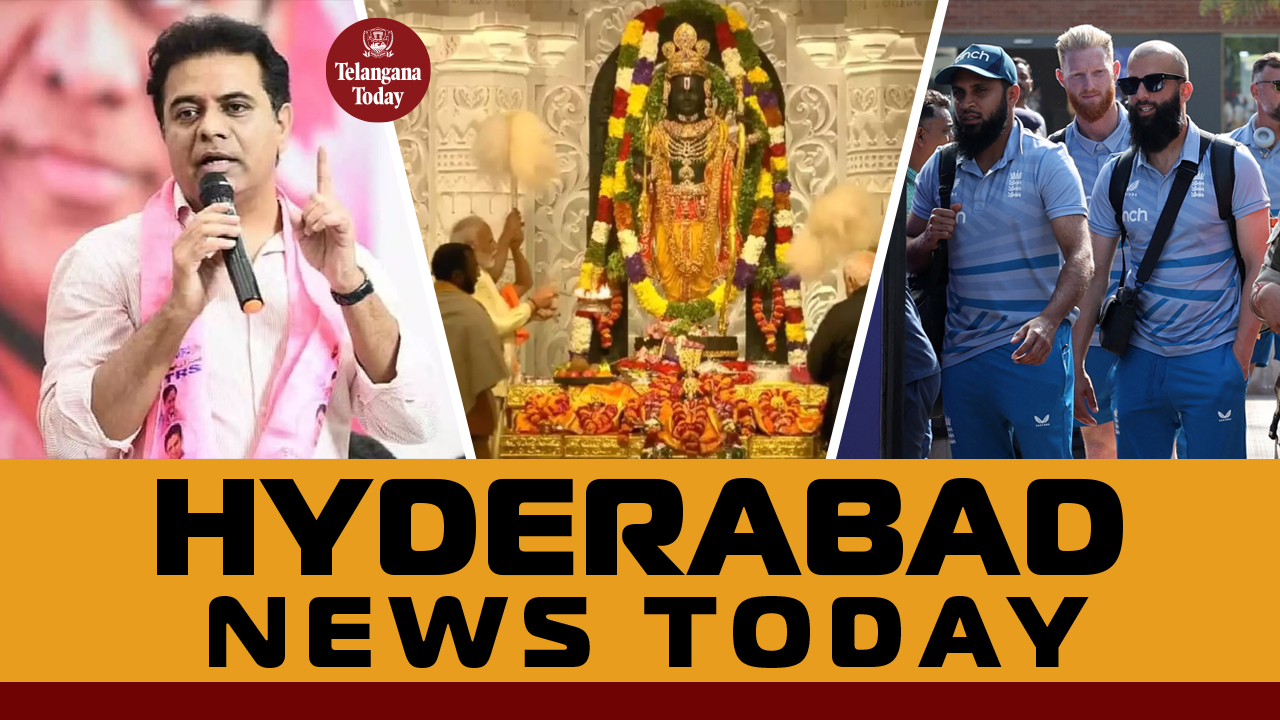 Hyderabad News Today: Ram Mandir Consecration Celebrations, BRS Poll Preparations, Ind vs Eng Test