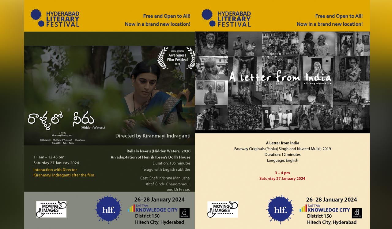 Cinematic brilliance at Hyderabad literary festival