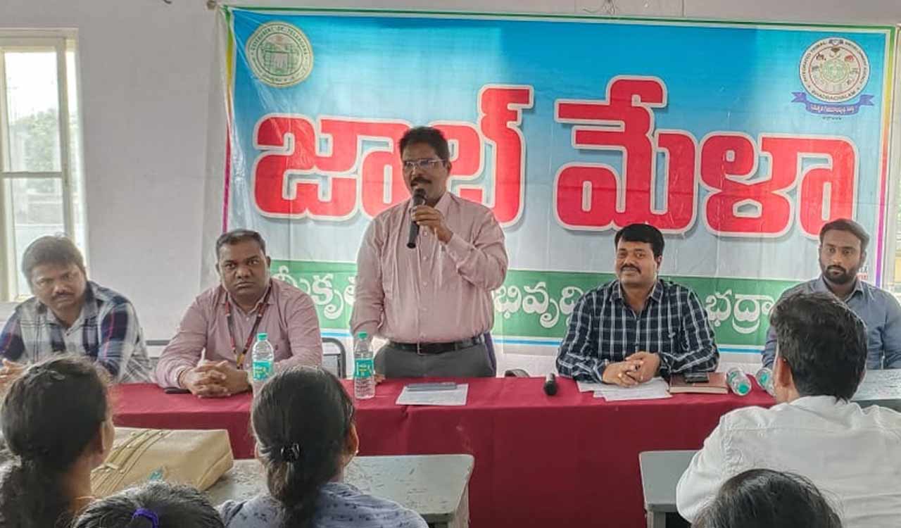 Kothagudem: 113 youths get jobs in ITDA job mela