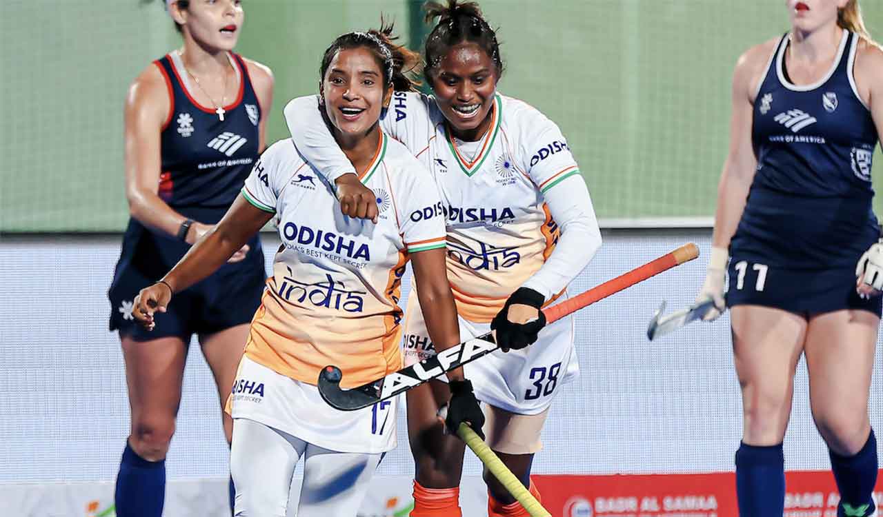 India makes comeback with 7-3 victory against USA in Hockey 5s Women’s WC