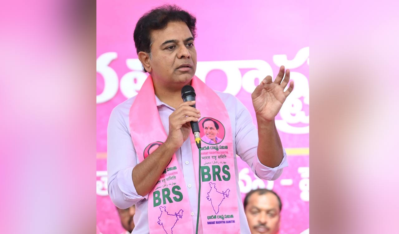 KTR asks BRS cadre to expose Congress-BJP nexus