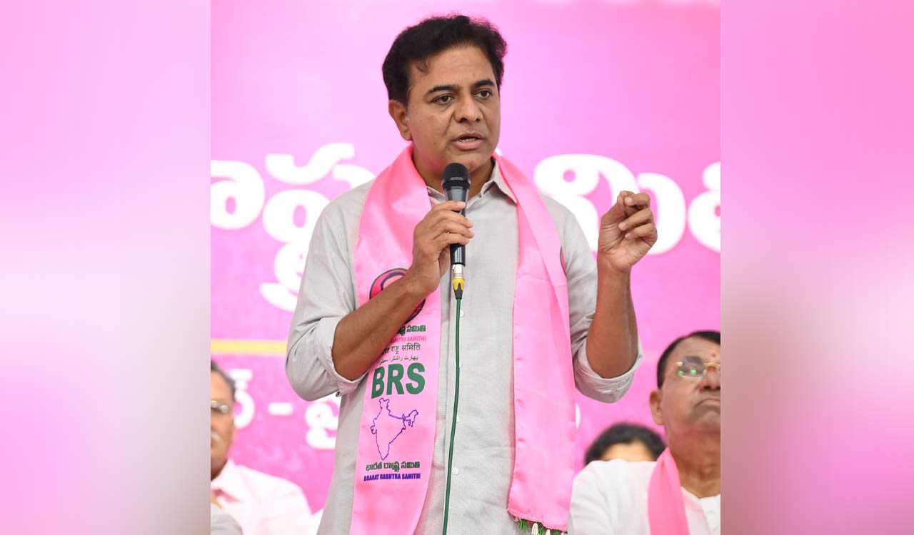 KTR rules out BRS-BJP alliance