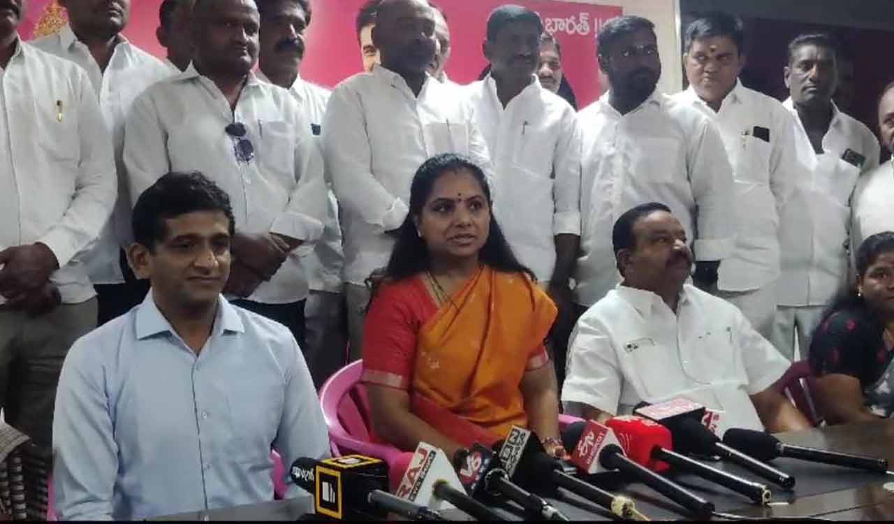 Congress misusing political power, harassing BRS workers: Kavitha