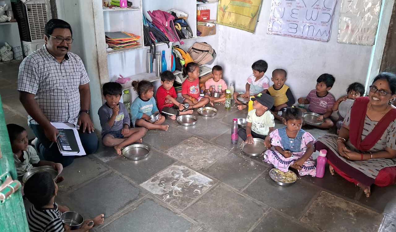 UNICEF state representative visits Anganwadi centres in Mancherial