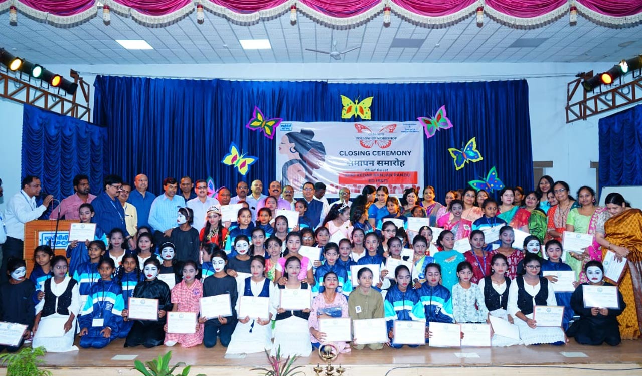 Telangana: NTPC ED praises participants of Girl Empowerment Mission 2023