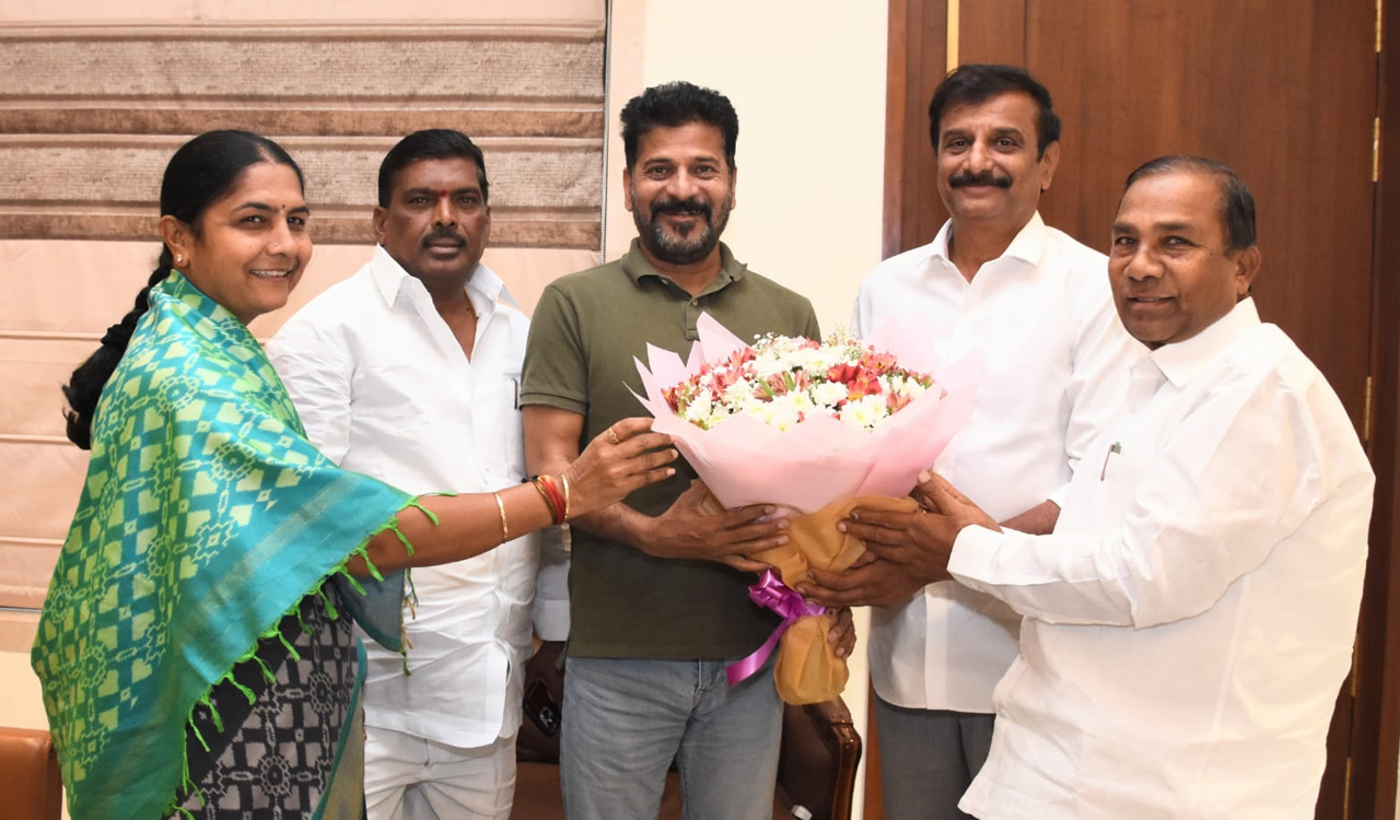 BRS MLAs meet CM Revanth