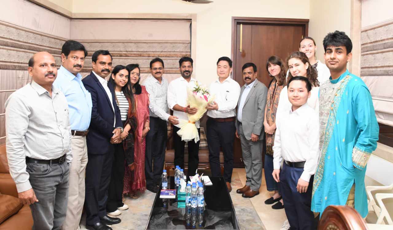 Harvard University delegation meets CM Revanth