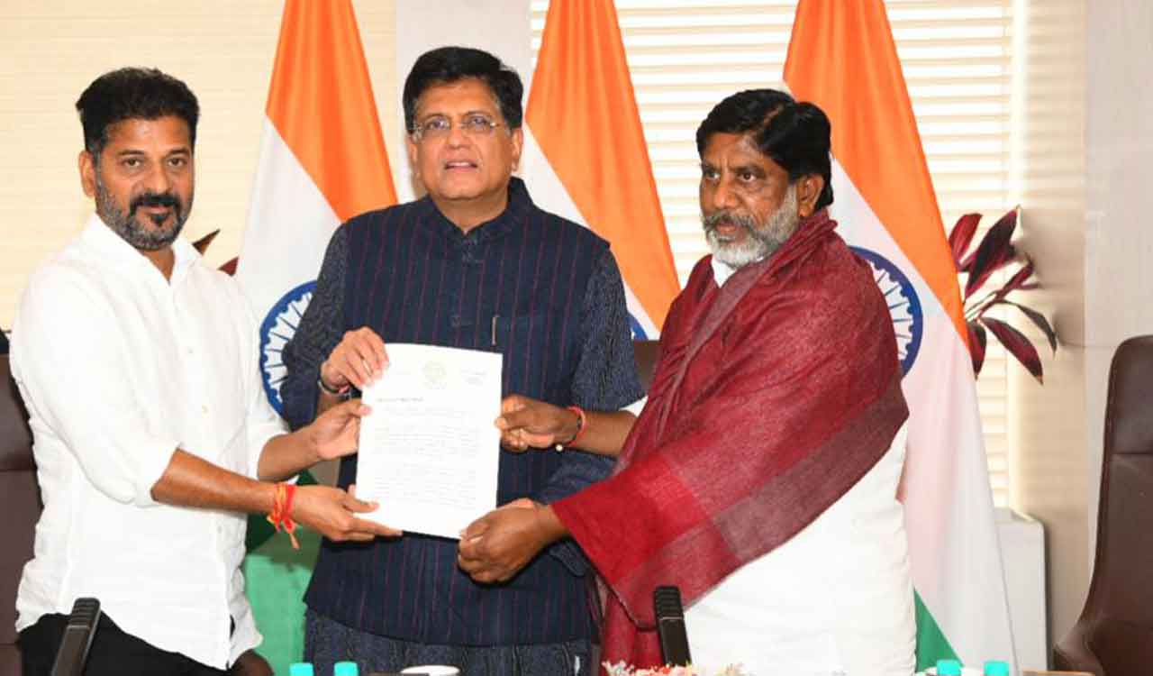 CM Revanth asks Centre for Hyderabad-Vijayawada industrial corridor