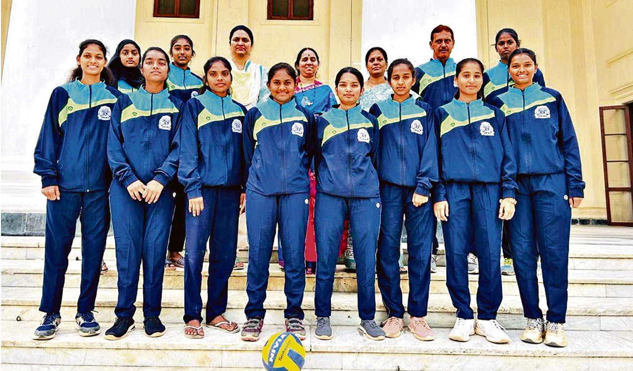 Telangana Mahila Viswavidyalayam’s run ends in pre-quarters at Inter-University Volleyball Championship