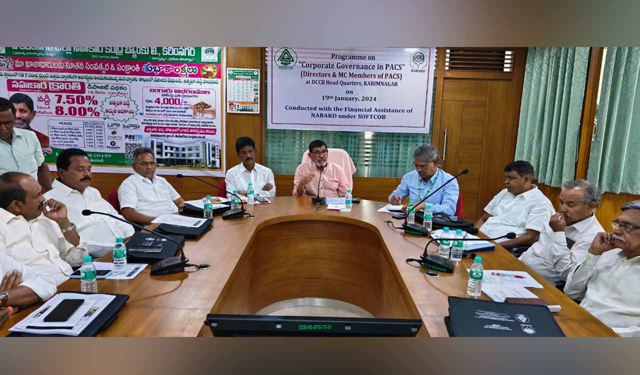 Karimnagar DCCB emerged as a brand in country: TSCAB Chairman