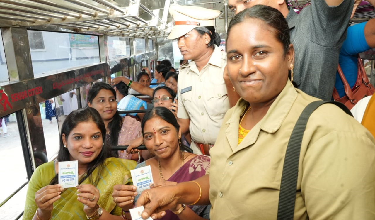 Free travel in TSRTC: Over 15 lakh zero tickets issued in erstwhile Khammam till Dec 31