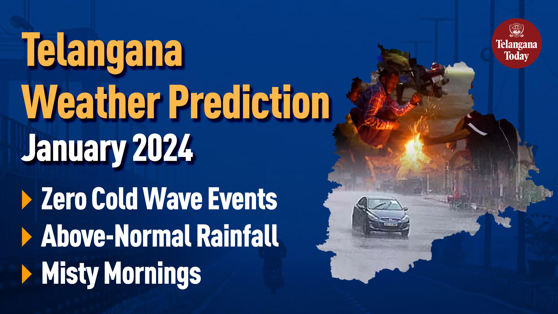 Telangana Weather Prediction For January 2024 By IMD | Telangana News Today