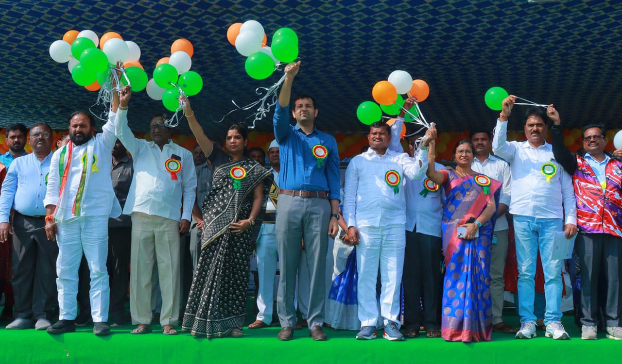 Tribal Games and Sports Meet kicked off in Kothagudem