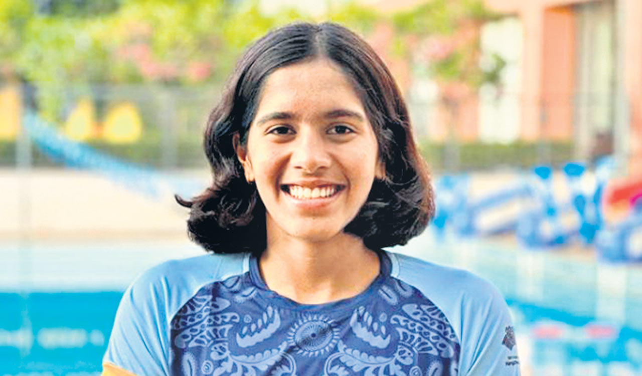 Telangana swimmer Vritti grabs twin gold in Khelo India Youth Games