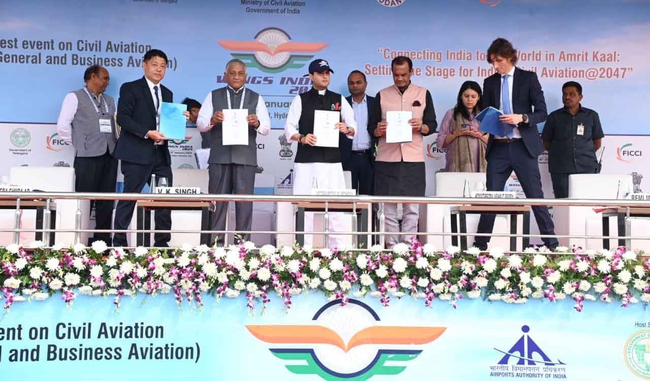 Wings India 2024 kick starts at Begumpet Airport