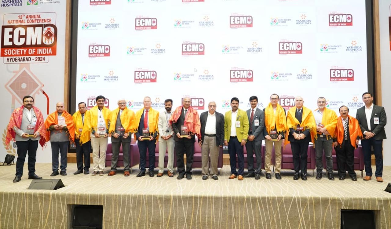 Hyderabad: India’s largest conference & live workshop on ‘ECMO’ organised at Yashoda Hospitals