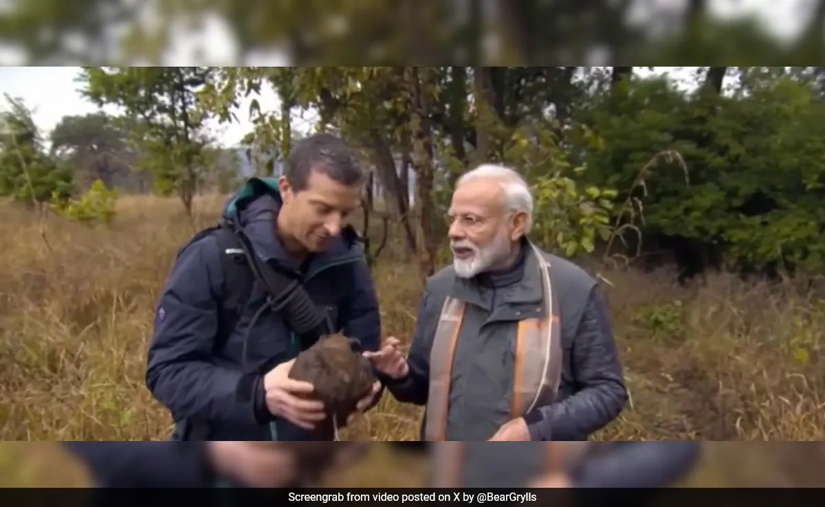 Bear Grylls Shares "Fun Clip" With PM Modi During His India Visit