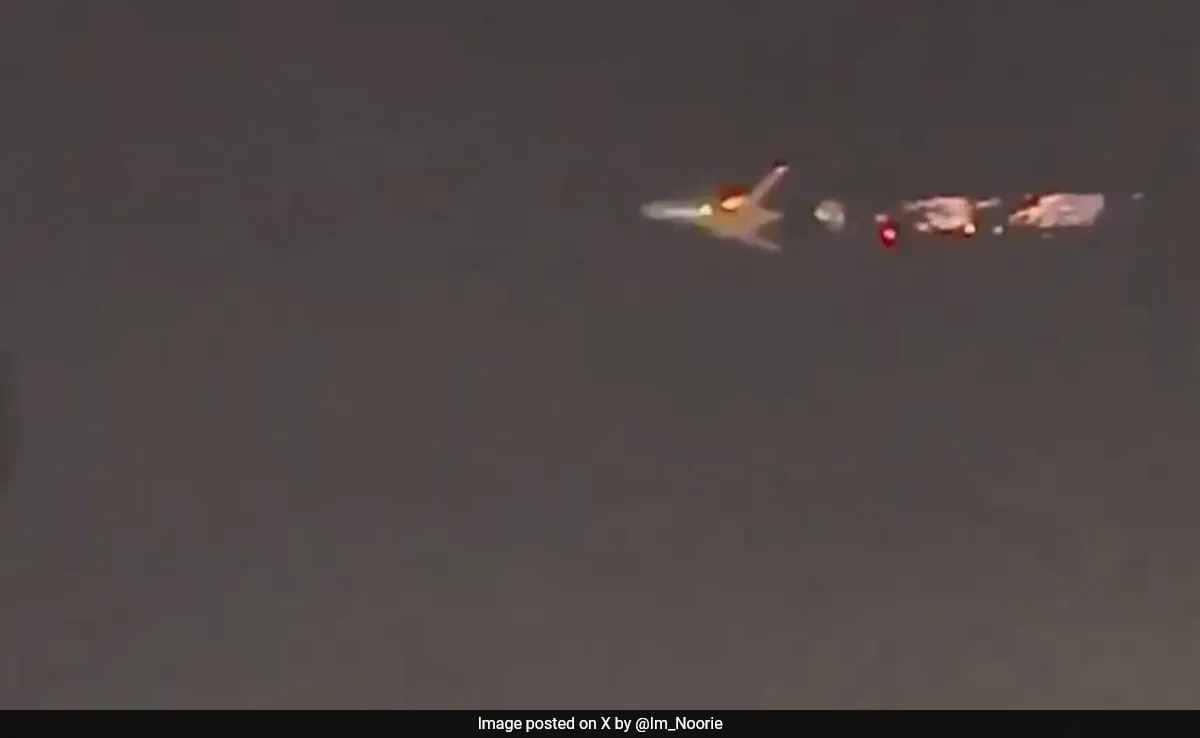 Video: Flames Shoot Out Of Boeing Plane In US After Engine Catches Fire